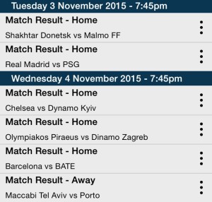 Champions League Bet Tips 